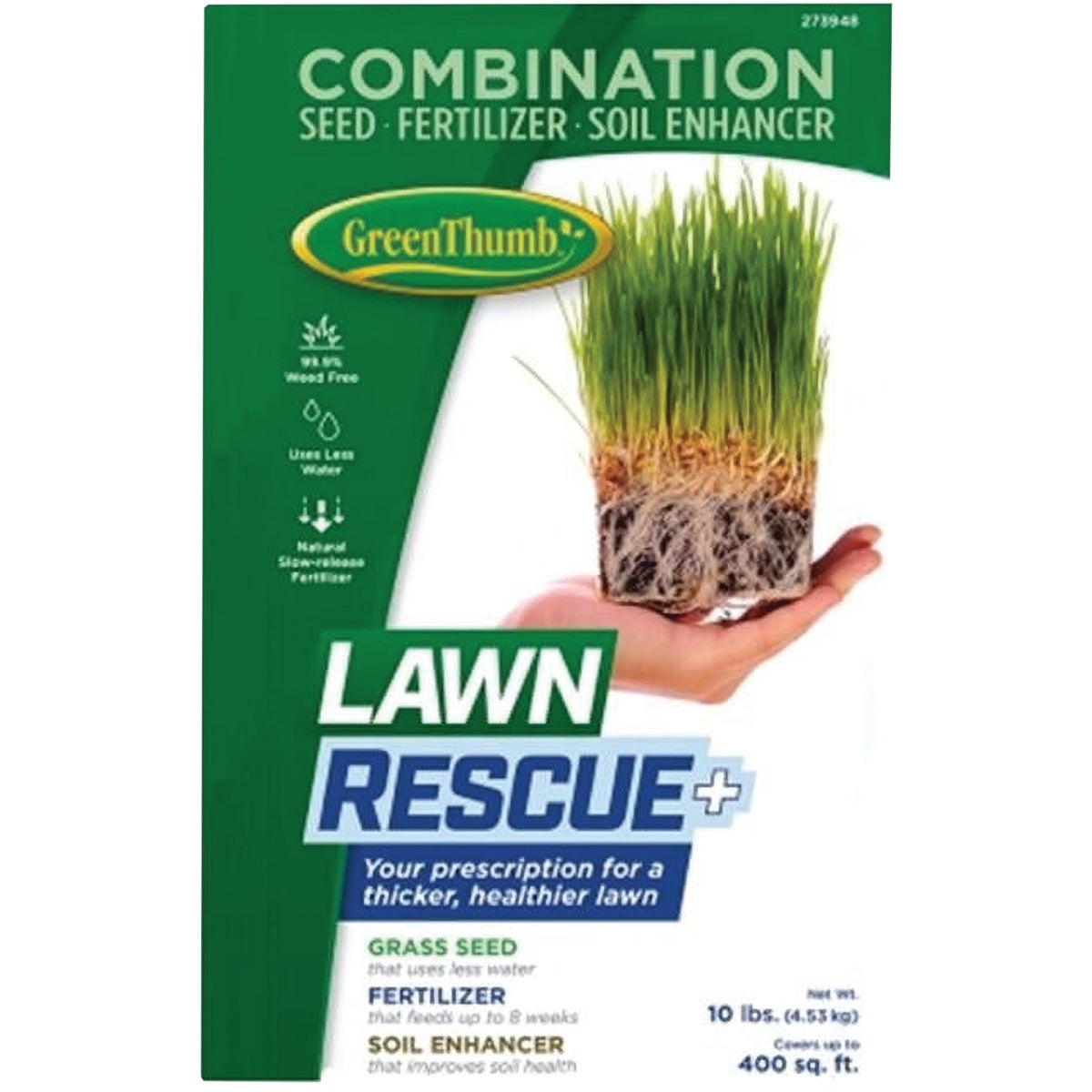 Green Thumb 10 Lb. Lawn Rescue Plus Grass Seed