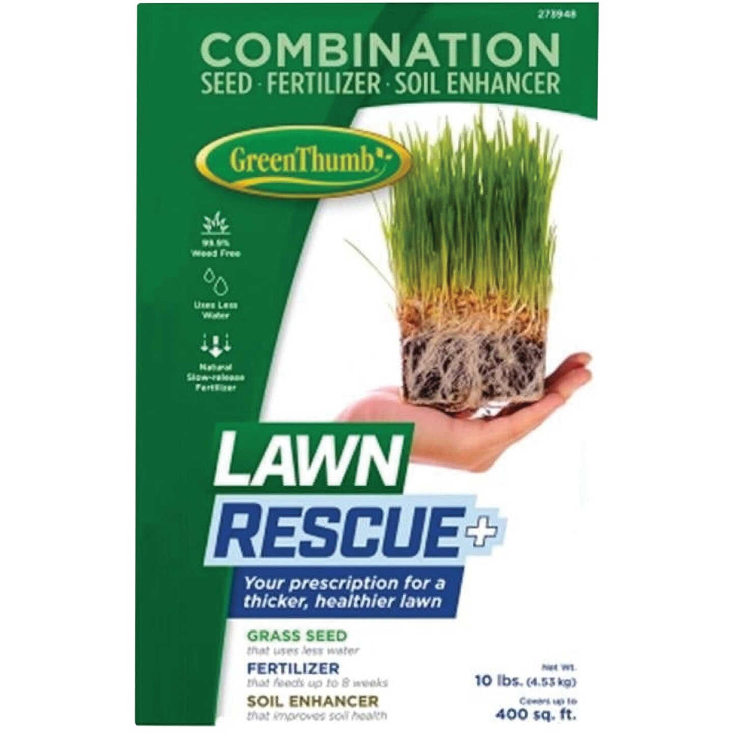 Green Thumb 10 Lb. Lawn Rescue Plus Grass Seed Image 1