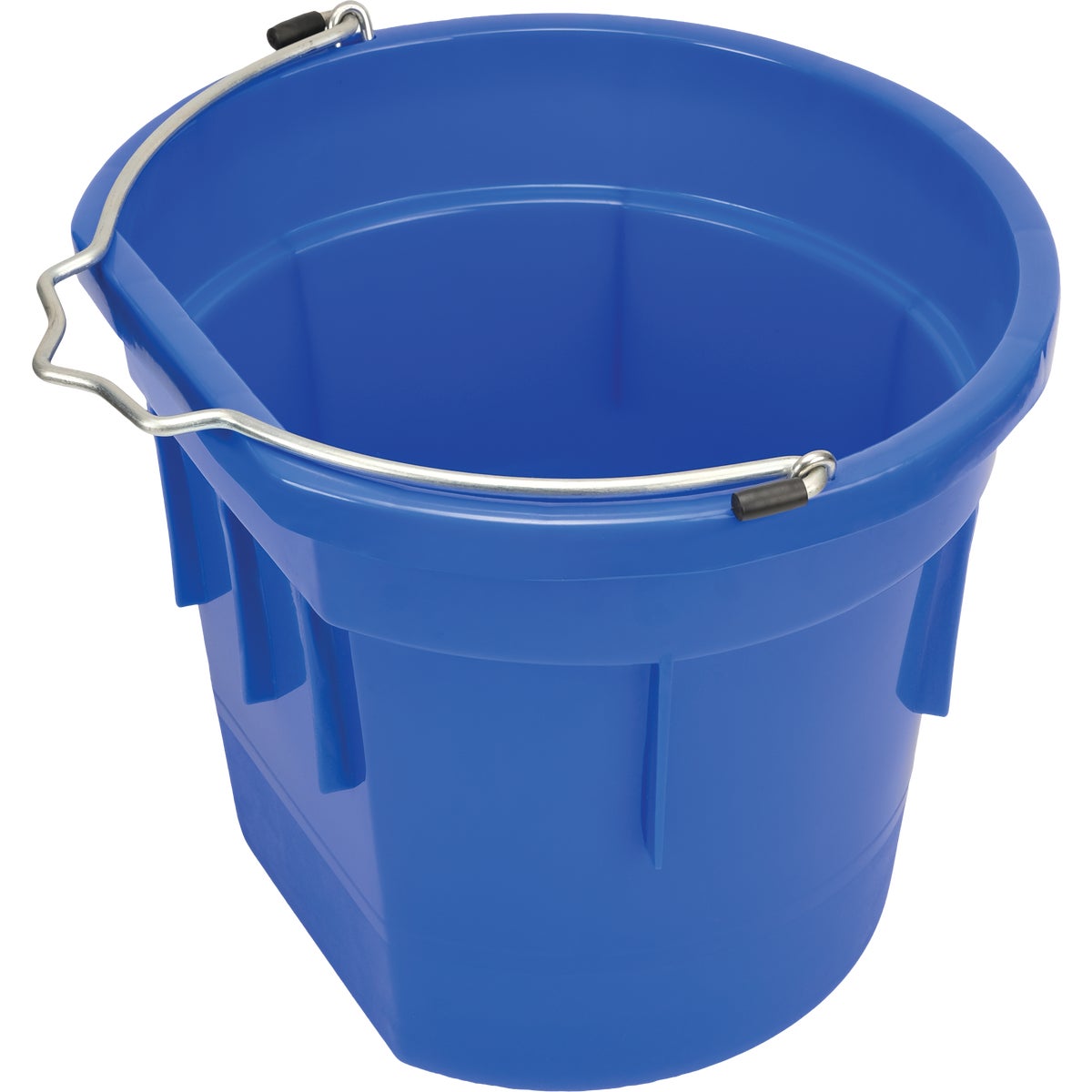 Master Rancher 20 Qt. Blue Resin Flat Sided Utility Bucket
