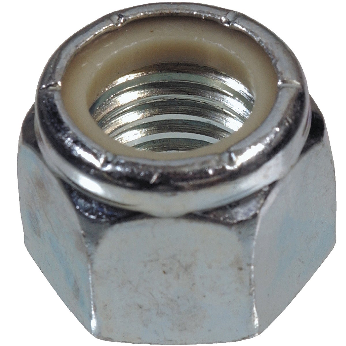 Hillman 1/2 In. 13 tpi Steel Course Thread Nylon Insert Lock Nut (50-Count)