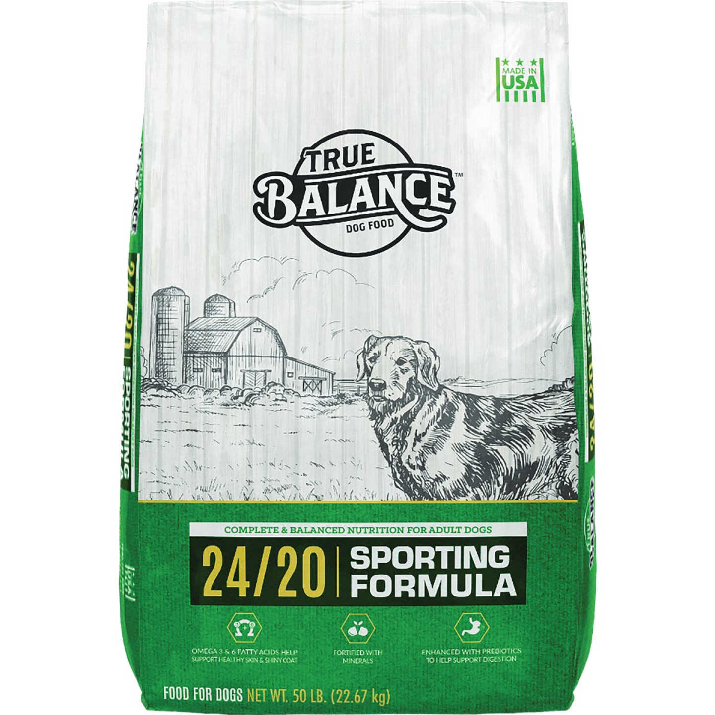 True Balance 50 Lb. Sporting Formula 24/20 Complete Dry Dog Food Image 1