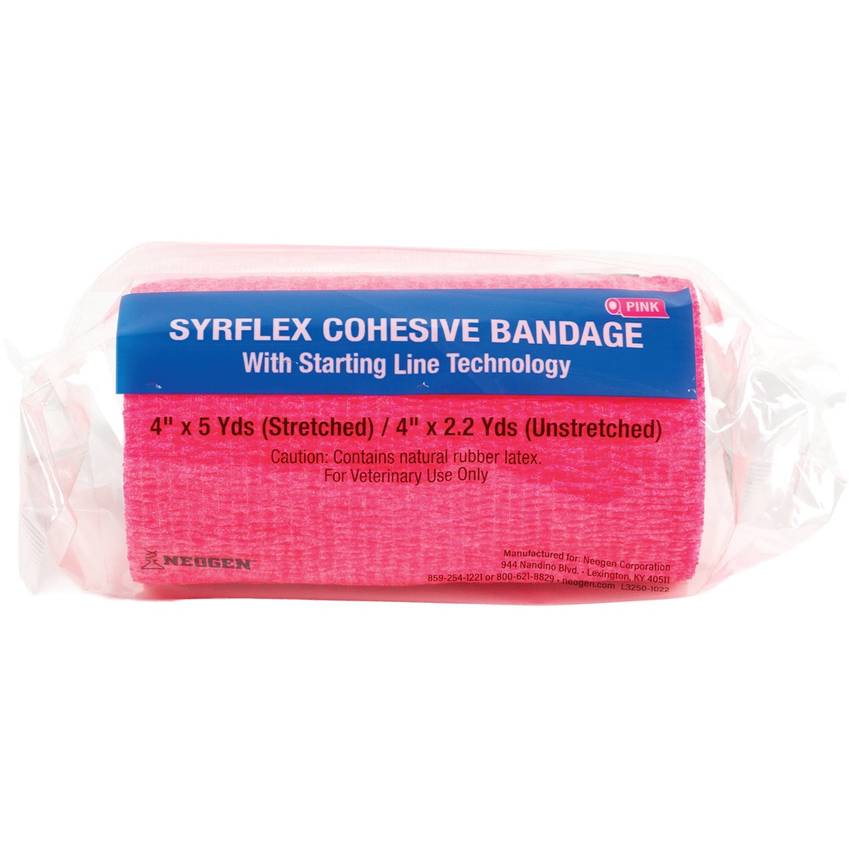 Ideal Instruments 4 In. Hot Pink SyrFlex Cohesive Bandage Image 2