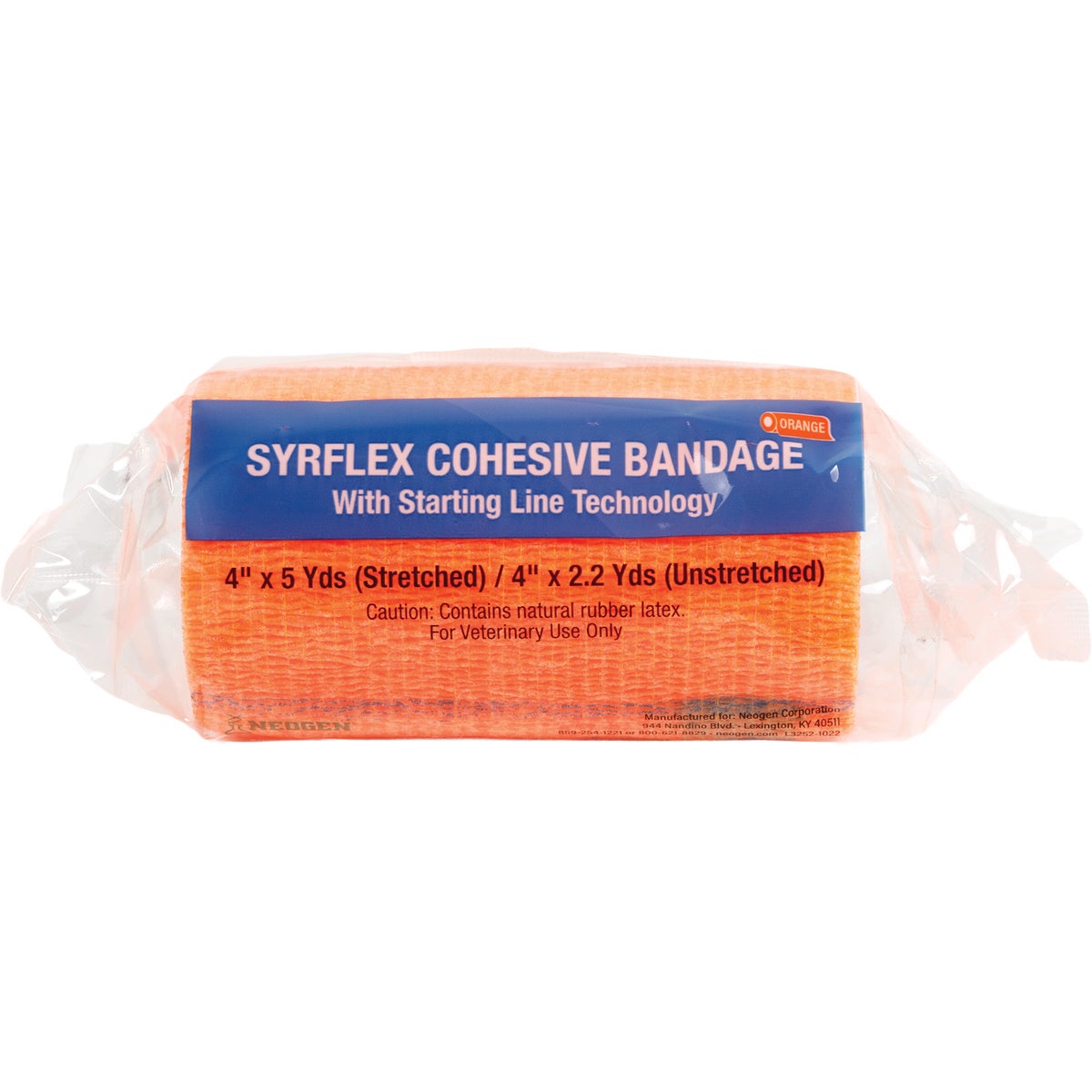 Ideal Instruments 4 In. Orange SyrFlex Cohesive Bandage Image 2