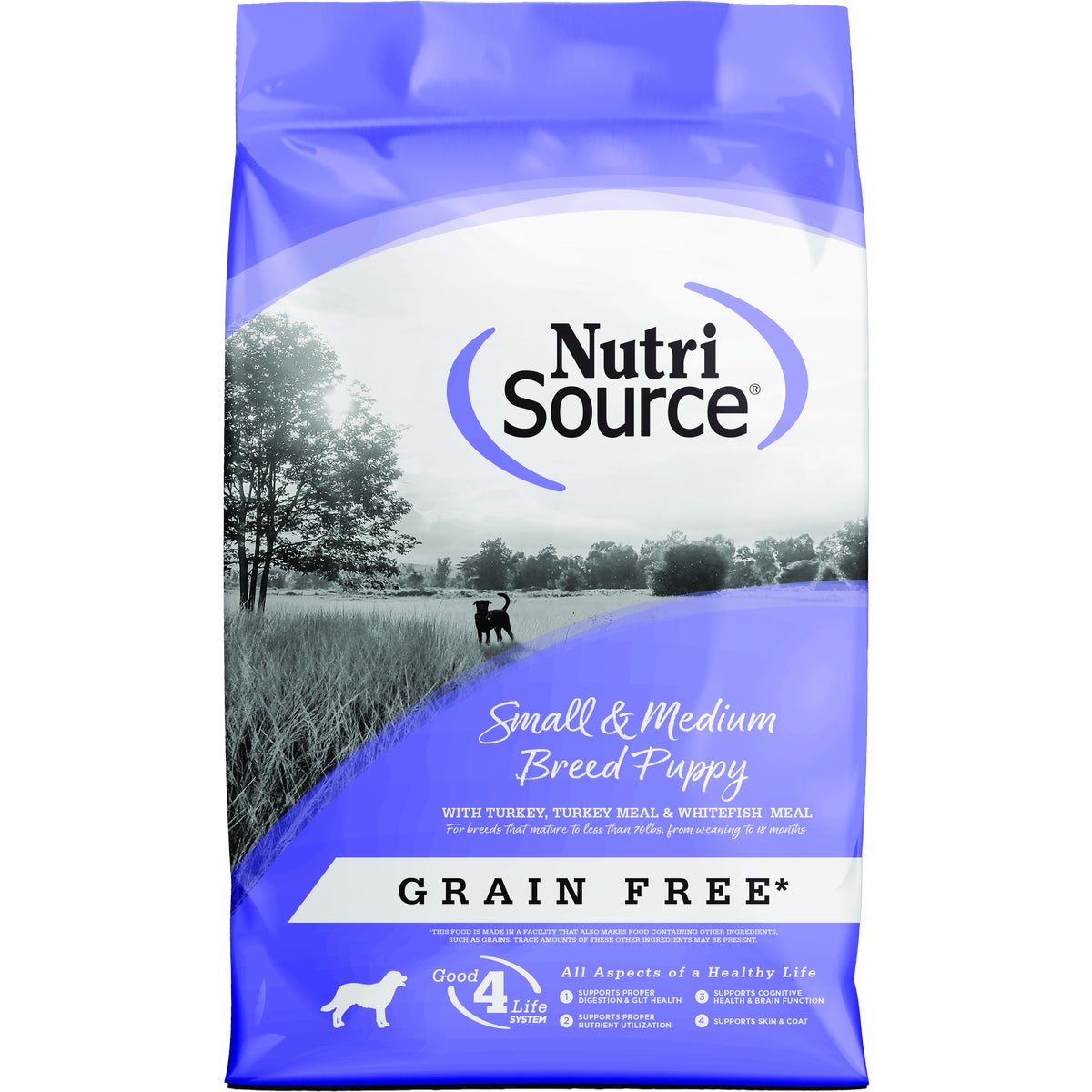 NutriSource 4 Lb. Small & Medium Breed Grain Free Puppy Food