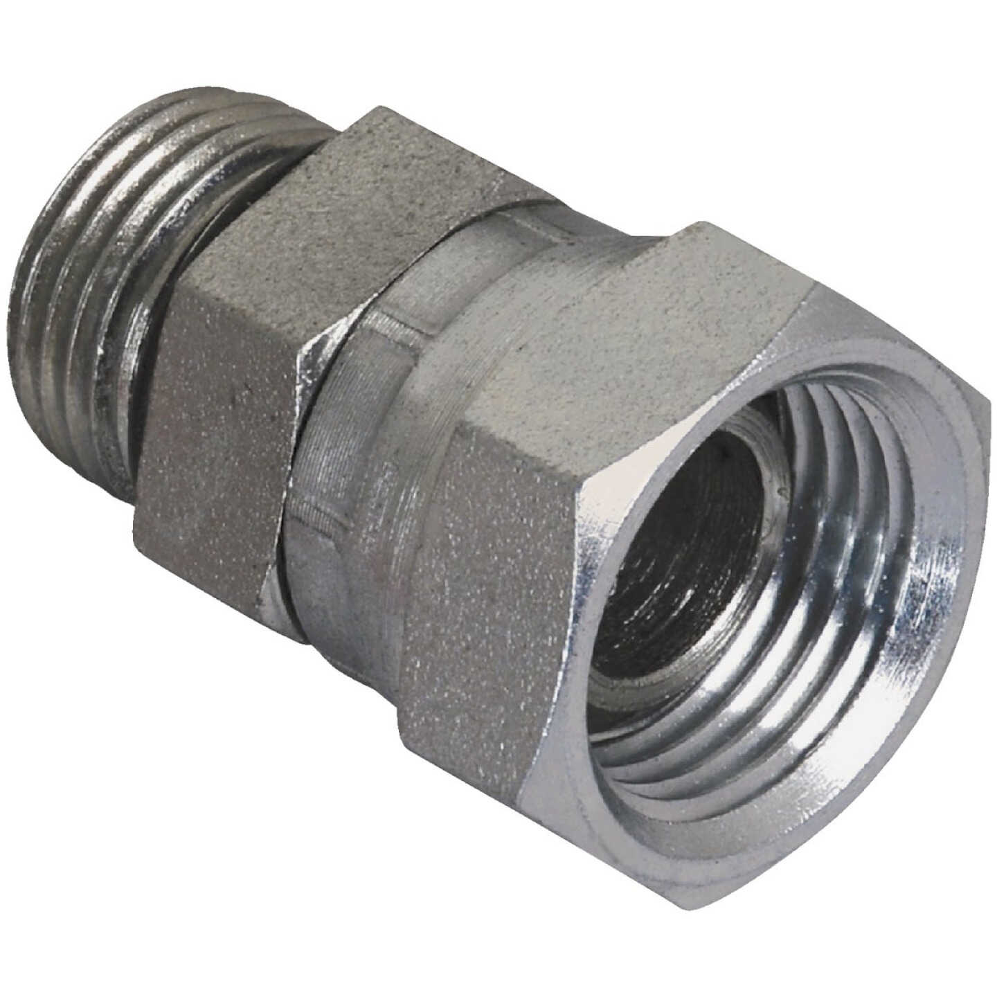 Apache 5/8 In. Male O-Ring x 1/2 In. Female Pipe Swivel Hydraulic Hose Adapter Image 1