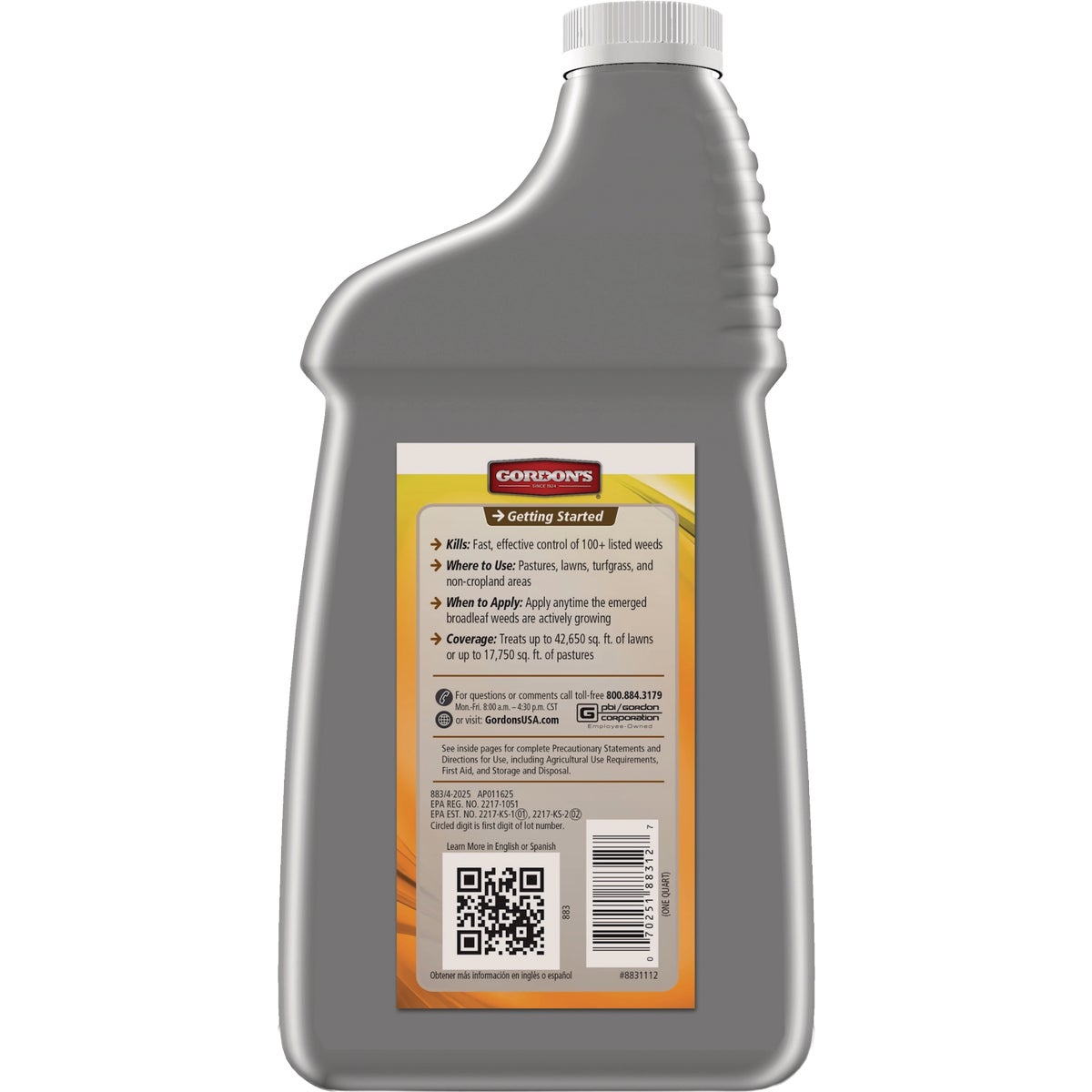 Gordon's LV MAX 1 Qt. Concentrate Fast-Acting Weed Killer Image 3
