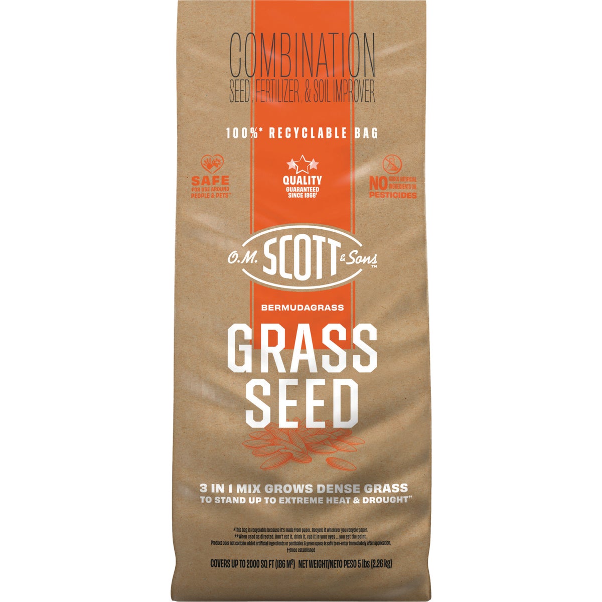O.M. Scott & Sons 5 Lb. Bermudagrass Grass Seed
