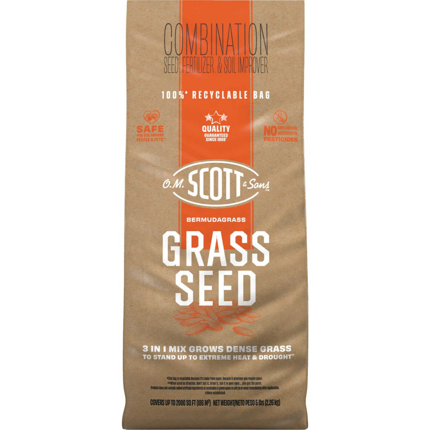 O.M. Scott & Sons 5 Lb. Bermudagrass Grass Seed Image 1