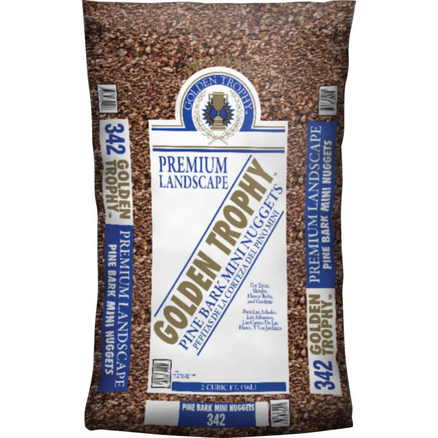 Landscape Select 2 Cu. Ft. Mini Pine Decorative Bark Mulch Nuggets Image 1