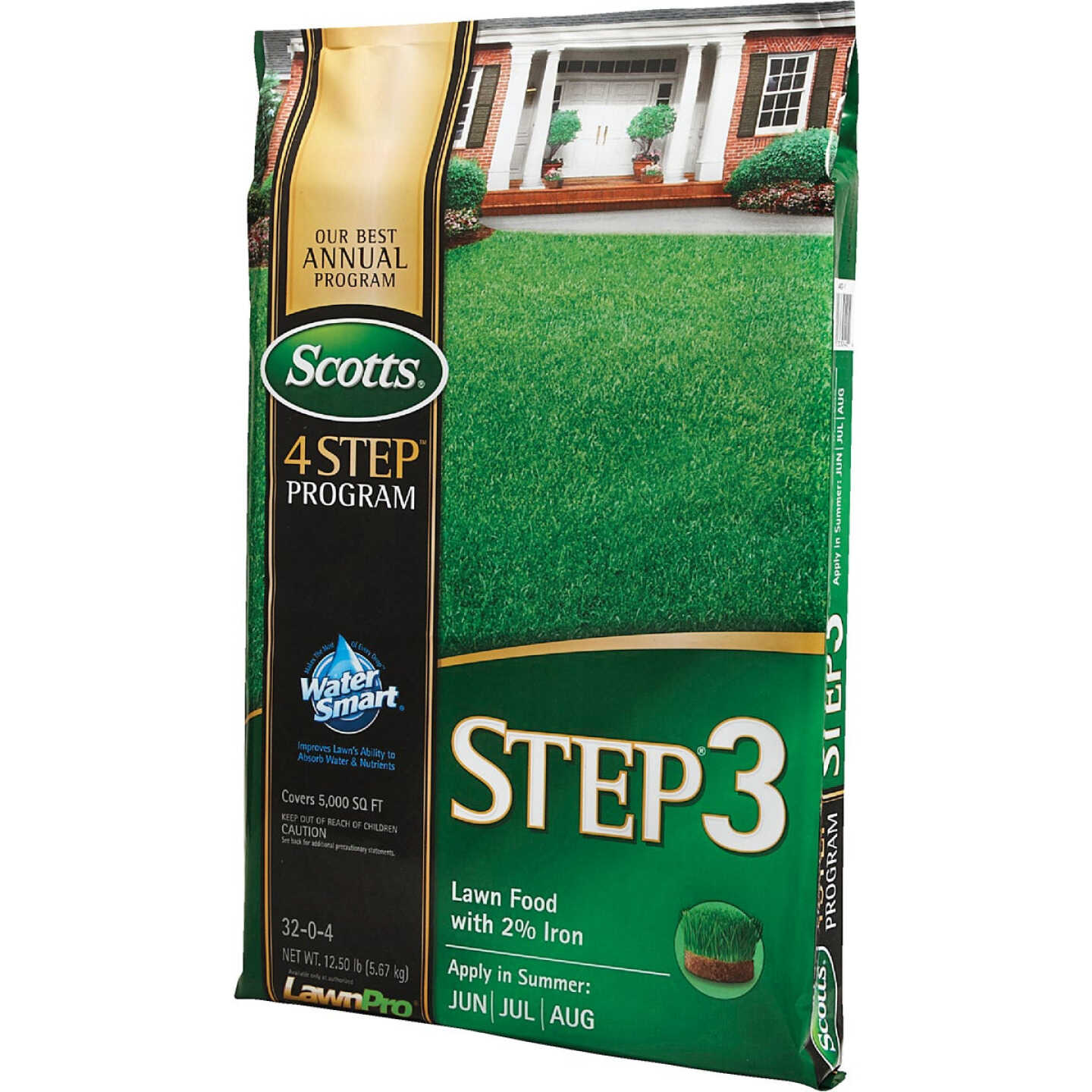 Scotts 4 Step Program Step 3 12.60 Lb. 5000 Sq. Ft. Lawn Fertilizer with 2% Iron Image 5