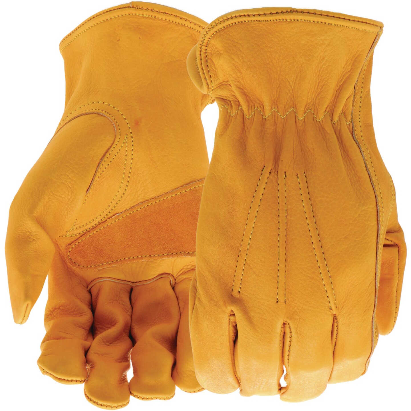 Boss Men's Small Grain Cowhide Leather Work Glove Image 1
