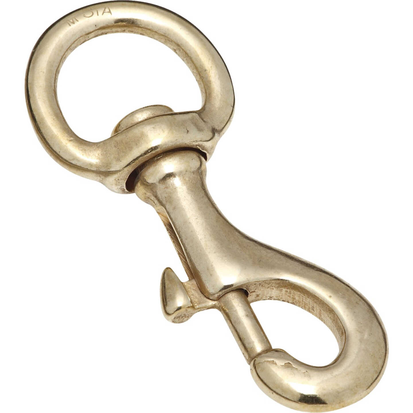 National Hardware 13/16 In. x 3-1/4 In. Solid Bronze Bolt Snap Image 1