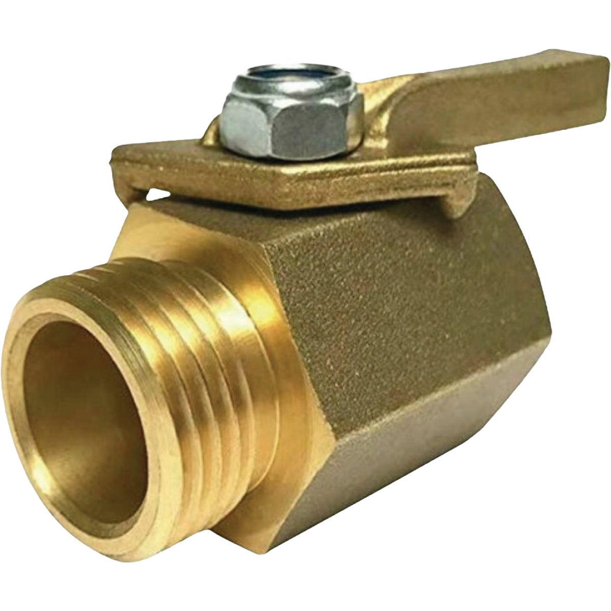 Dramm 3/4 In. Heavy-Duty Brass Hose Shutoff