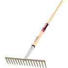 Truper Tru Pro 18.5 In. Steel Landscape Rake (16-Tine) Image 1