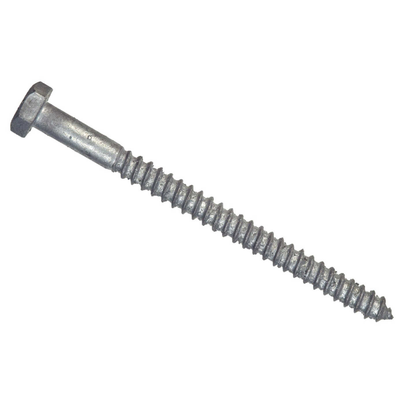 Hillman 1/4 In. x 2 In. Galvanized Hex Lag Screw (100-Count) Image 1