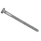 Hillman 1/4 In. x 2-1/2 In. Galvanized Hex Lag Screw (100-Count) Image 1