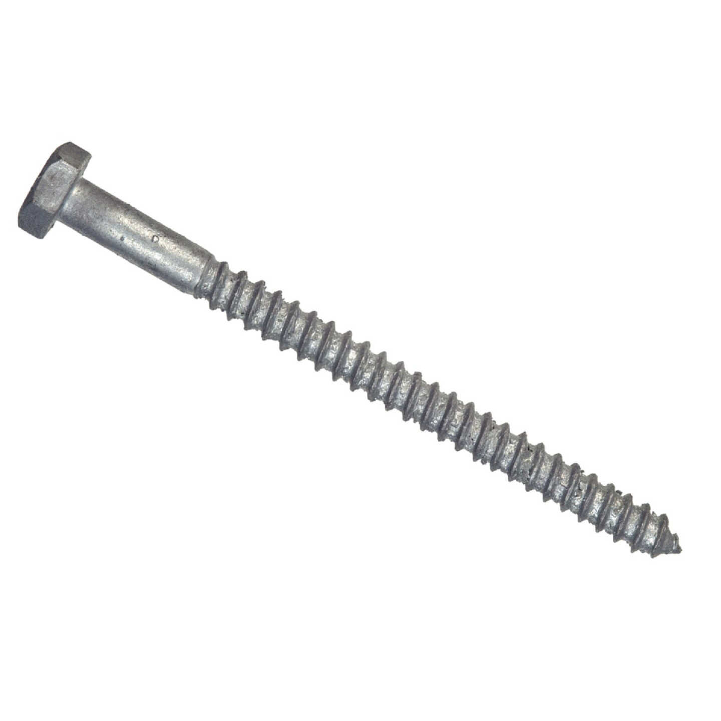 Hillman 1/4 In. x 2-1/2 In. Galvanized Hex Lag Screw (100-Count) Image 1