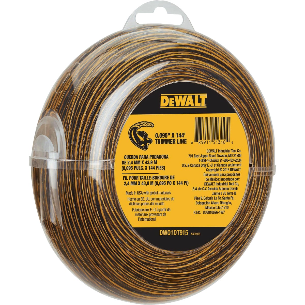 DEWALT 0.095 In. x 144 Ft. Trimmer Line Image 2