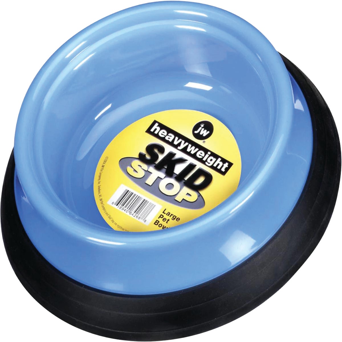JW Pet Skid Stop Polypropylene Round Large Pet Food Bowl