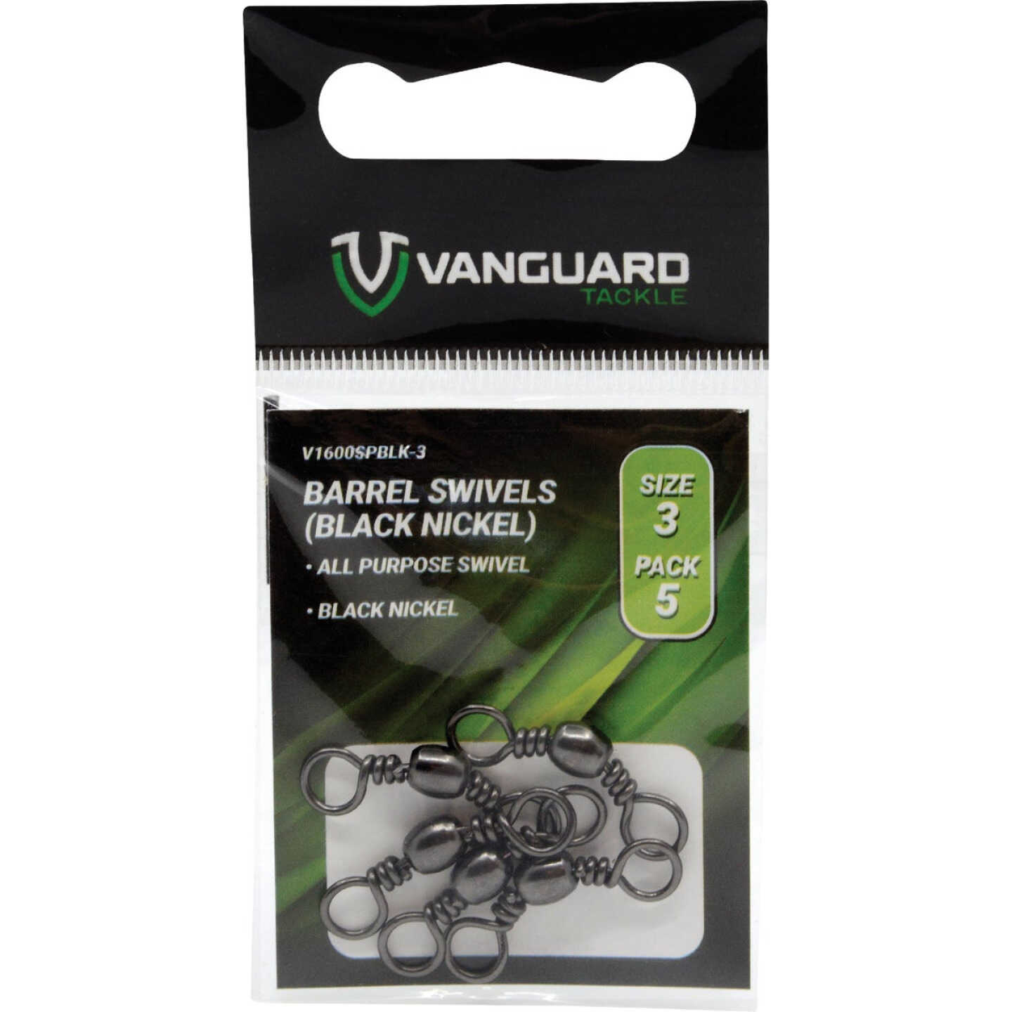 Vanguard Size 12 Black Nickel Barrel Swivel (8-Pack) Image 1