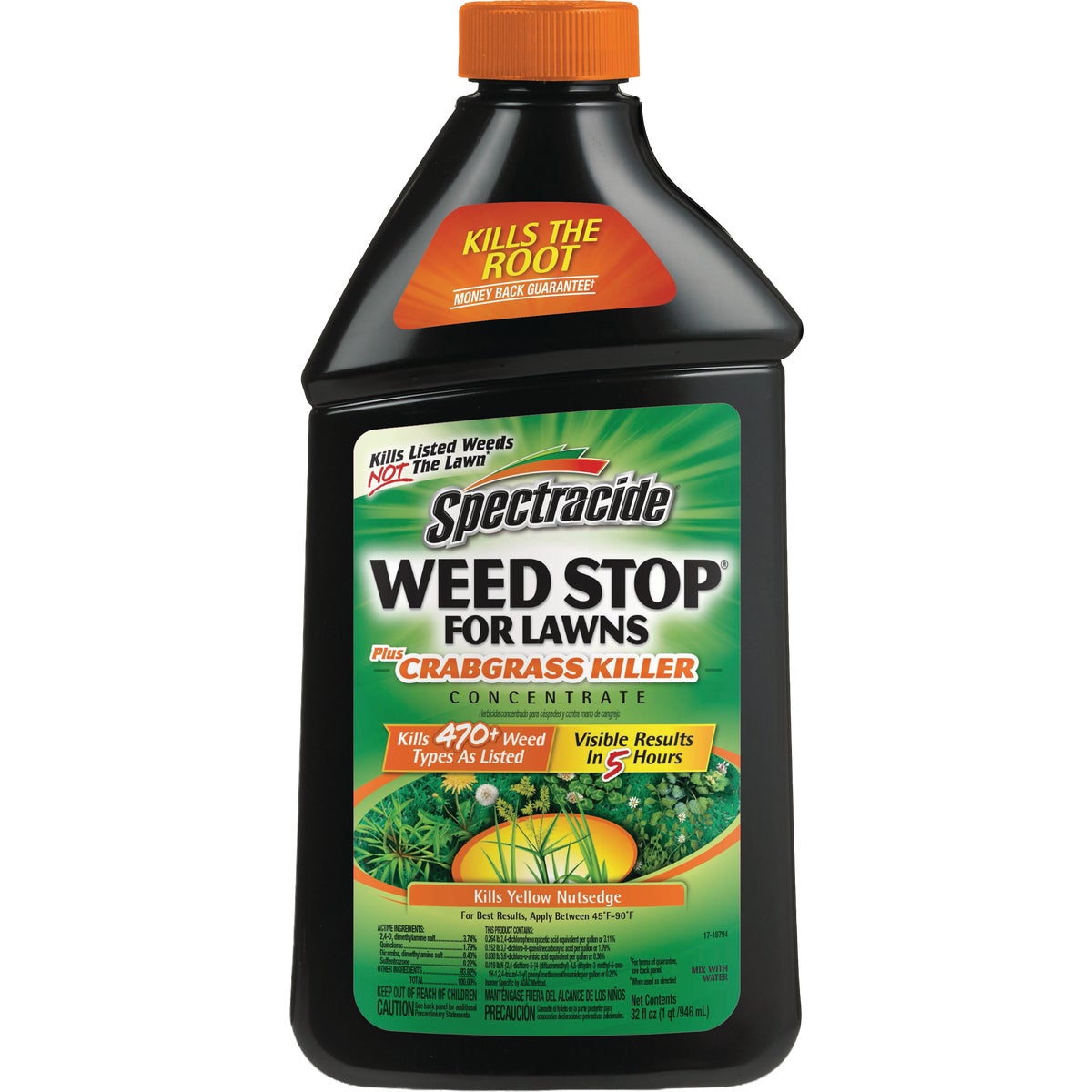 Spectracide 32 Oz. Weed Stop For Lawns Plus Crabgrass Killer Concentrate
