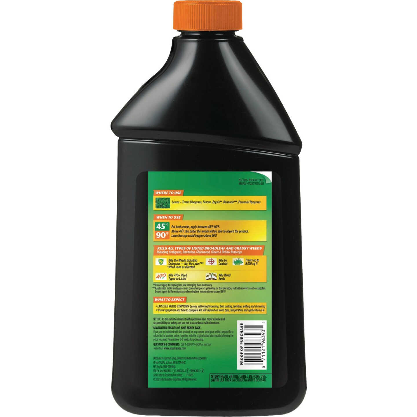 Spectracide 32 Oz. Weed Stop For Lawns Plus Crabgrass Killer Concentrate Image 3