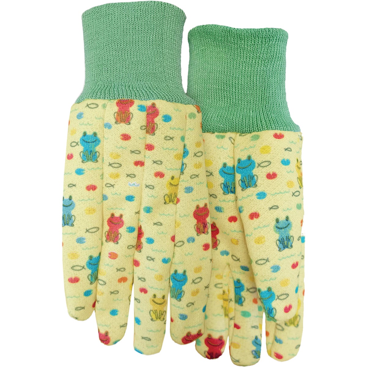 Midwest Gloves & Gear Caterpillar Print Kids Jersey Glove