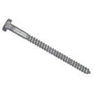 Hillman 1/2 In. x 4-1/2 In. Galvanized Hex Lag Screw (25-Count) Image 1