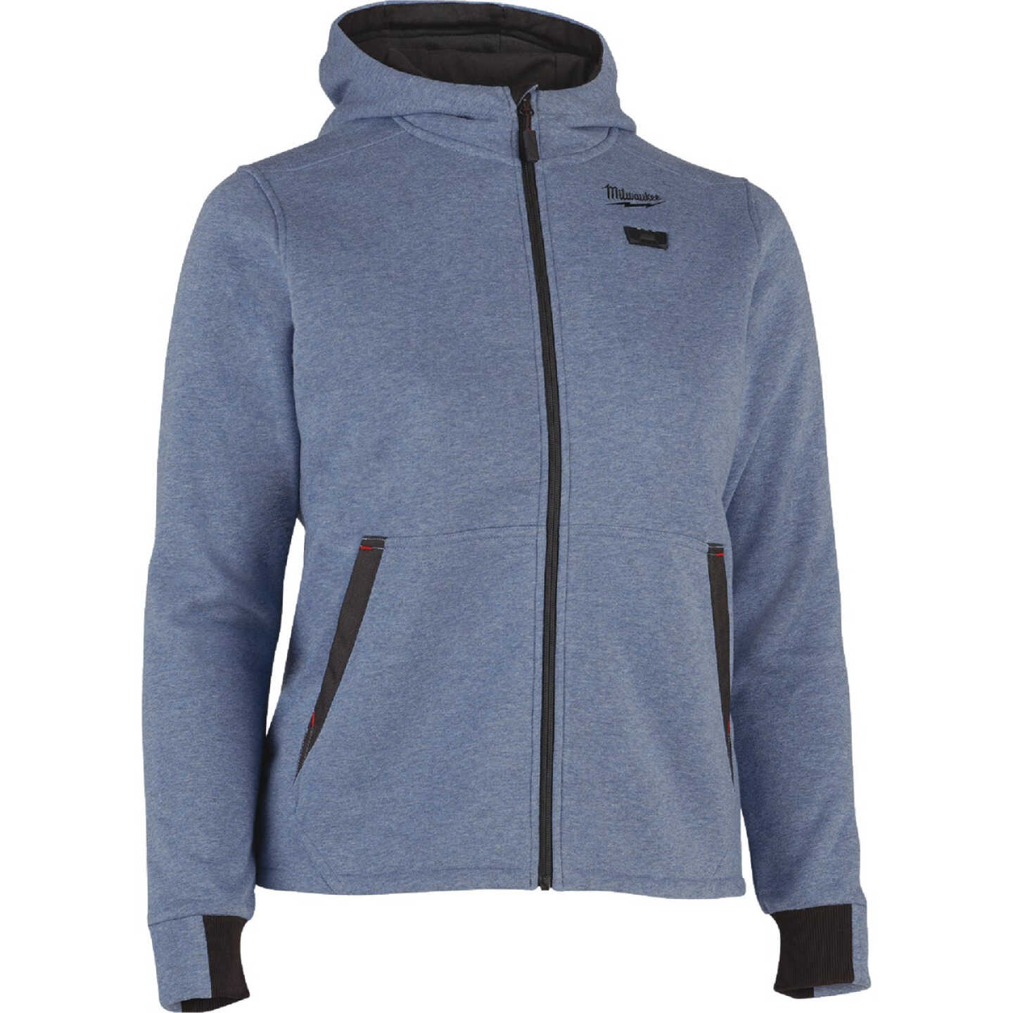 Milwaukee M12 Women's Large Blue Full-Zip Heated Hoodie Kit Image 7