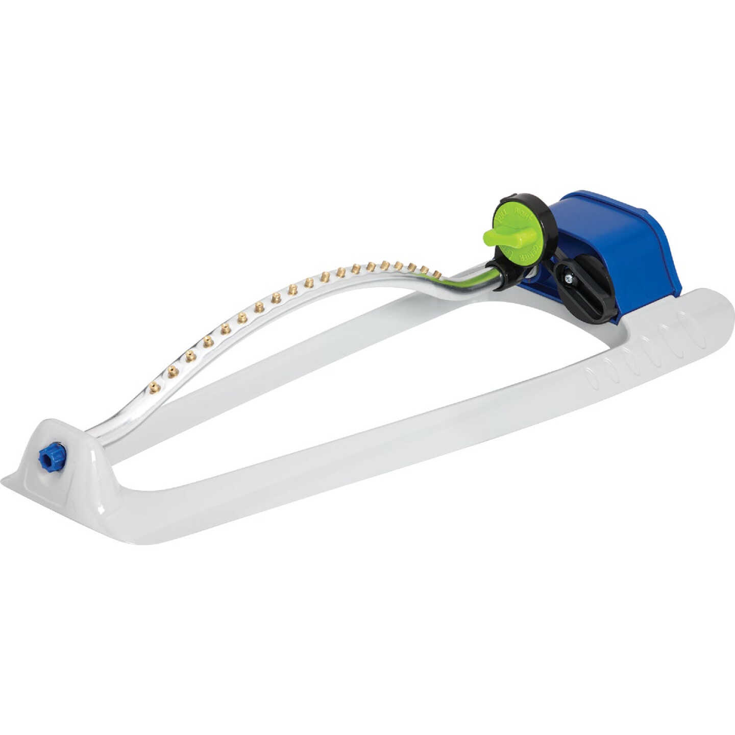 Best Garden Metal 3400 Sq. Ft. Blue & Gray Oscillating Sprinkler Image 4