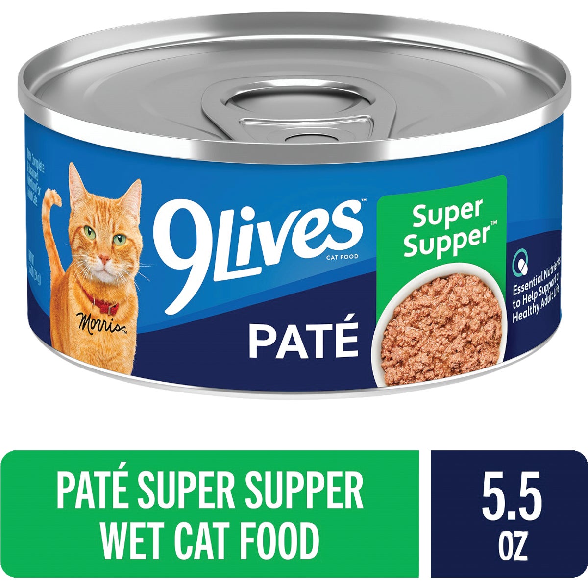 9 Lives 5.5 Oz. Super Supper Canned Cat Food