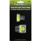 Flexzilla Standard Garden Hose Quick-Connect Coupler & Plug Kit, ZillaGreen (2-Piece) Image 4