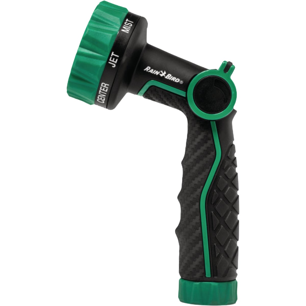 Rain Bird 8-Pattern Thumb Control Carbon Fiber Hose End Nozzle