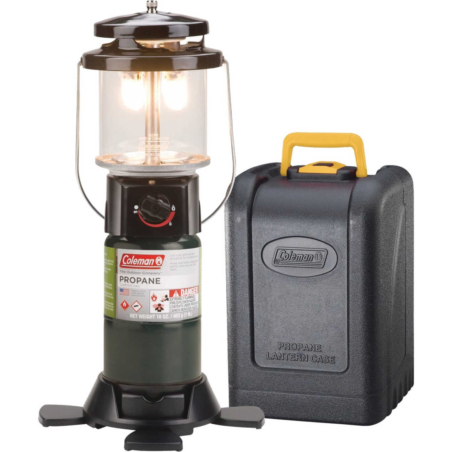 Coleman 1000 Lm. Deluxe Propane Lantern with Carry Case Image 1