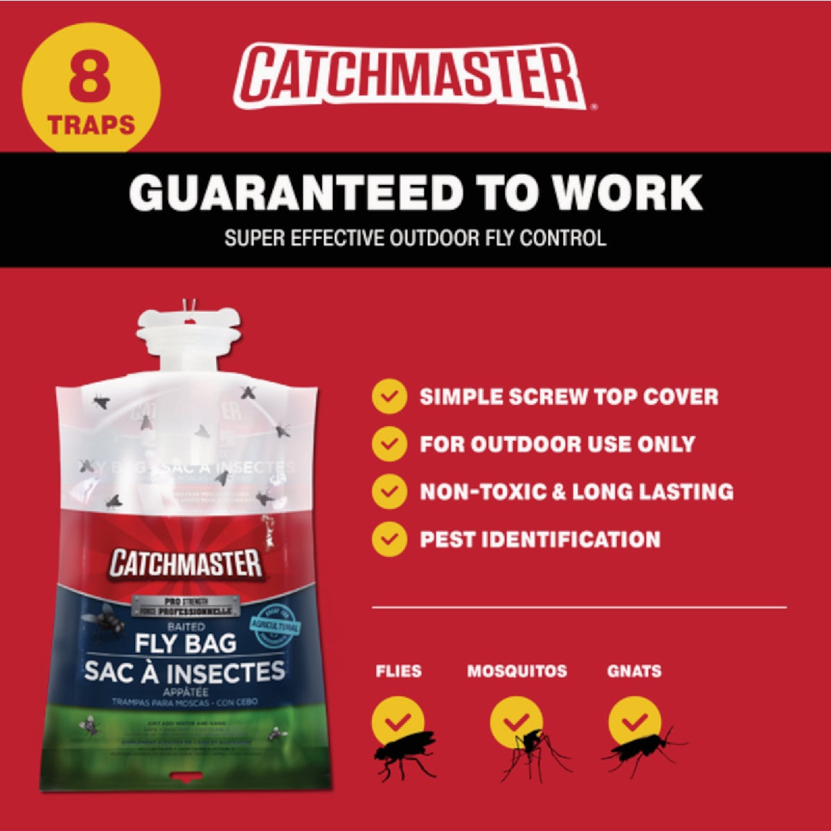 Catchmaster Pro Series Disposable Fly Bag Trap Image 3