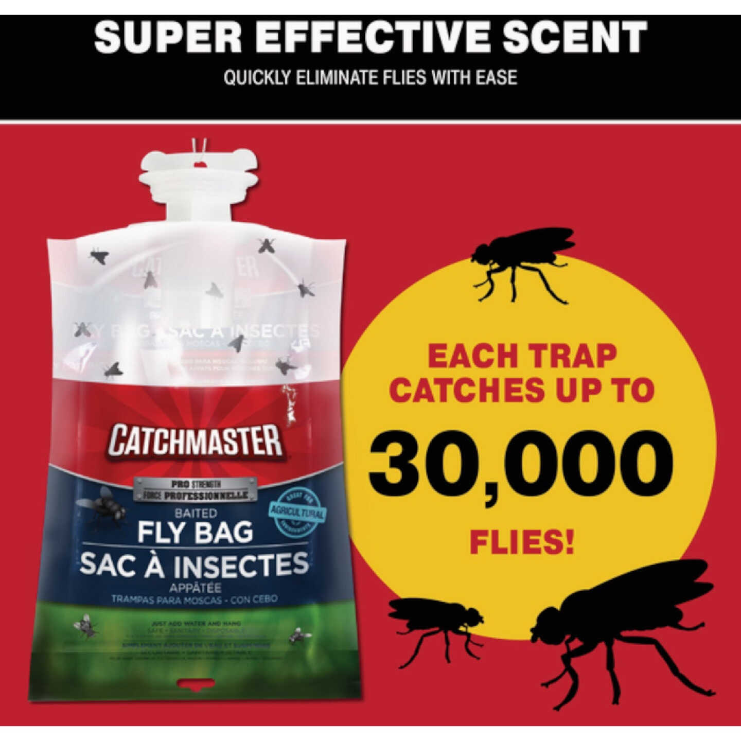 Catchmaster Pro Series Disposable Fly Bag Trap Image 2