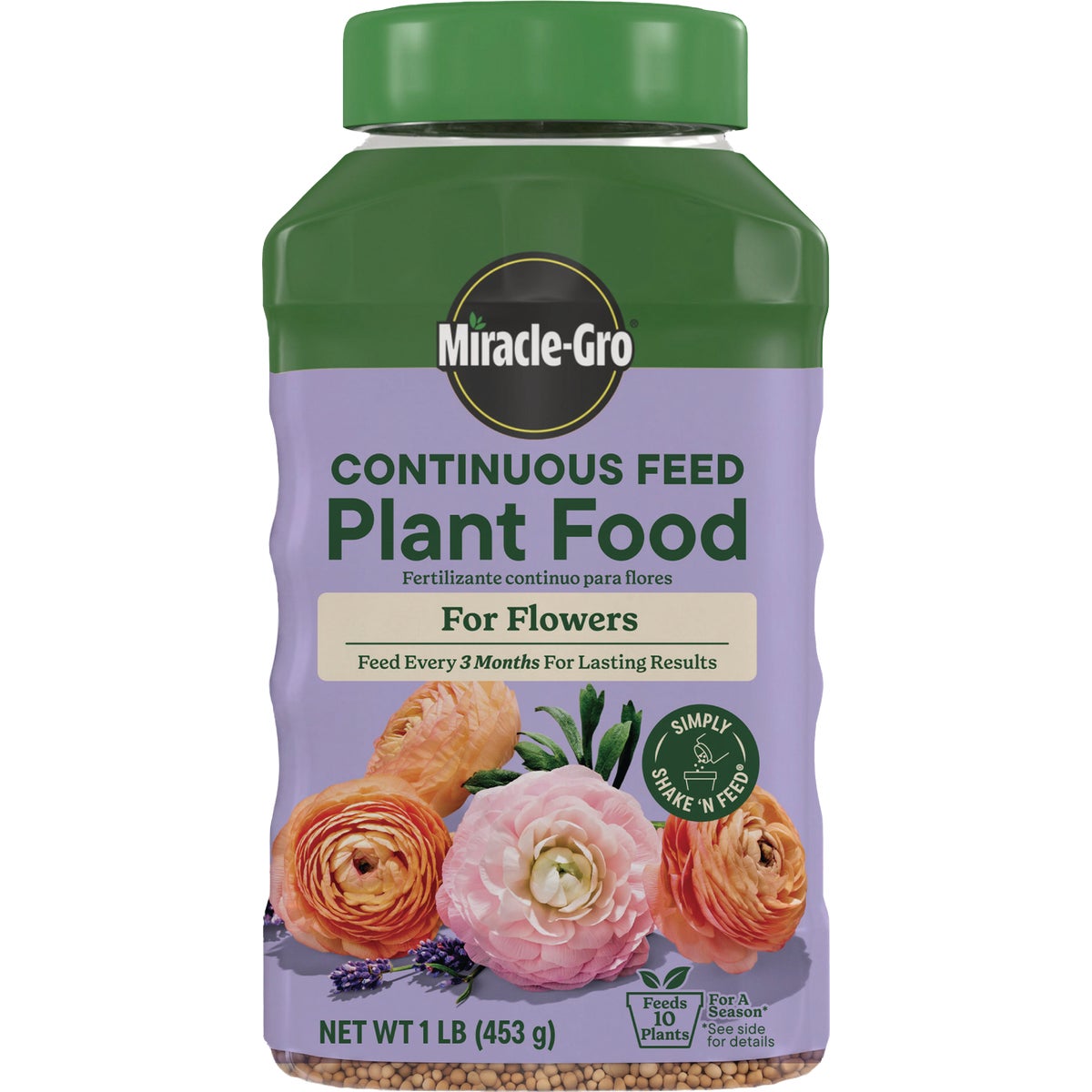 Miracle-Gro Continuous Feed 1 Lb. Plant Food for Flowers
