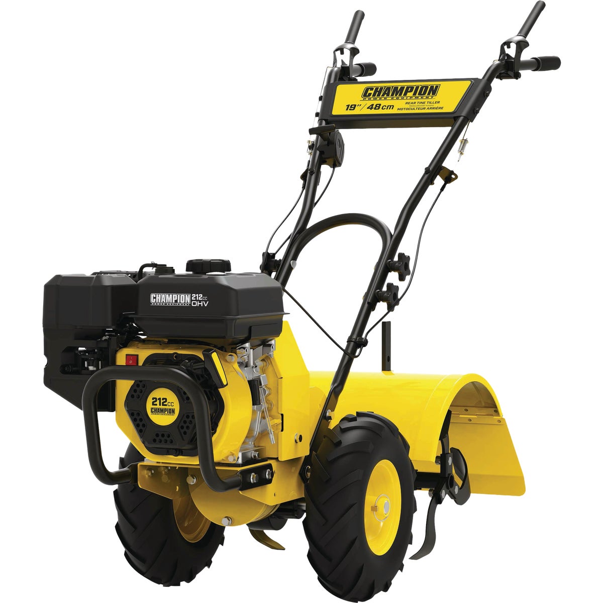 Champion 19 In. 212cc Rear Tine Tiller