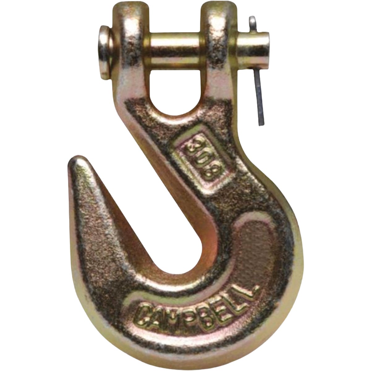 Campbell 1/4 In. Grade 70 Yellow Chromate Clevis Grab Hook