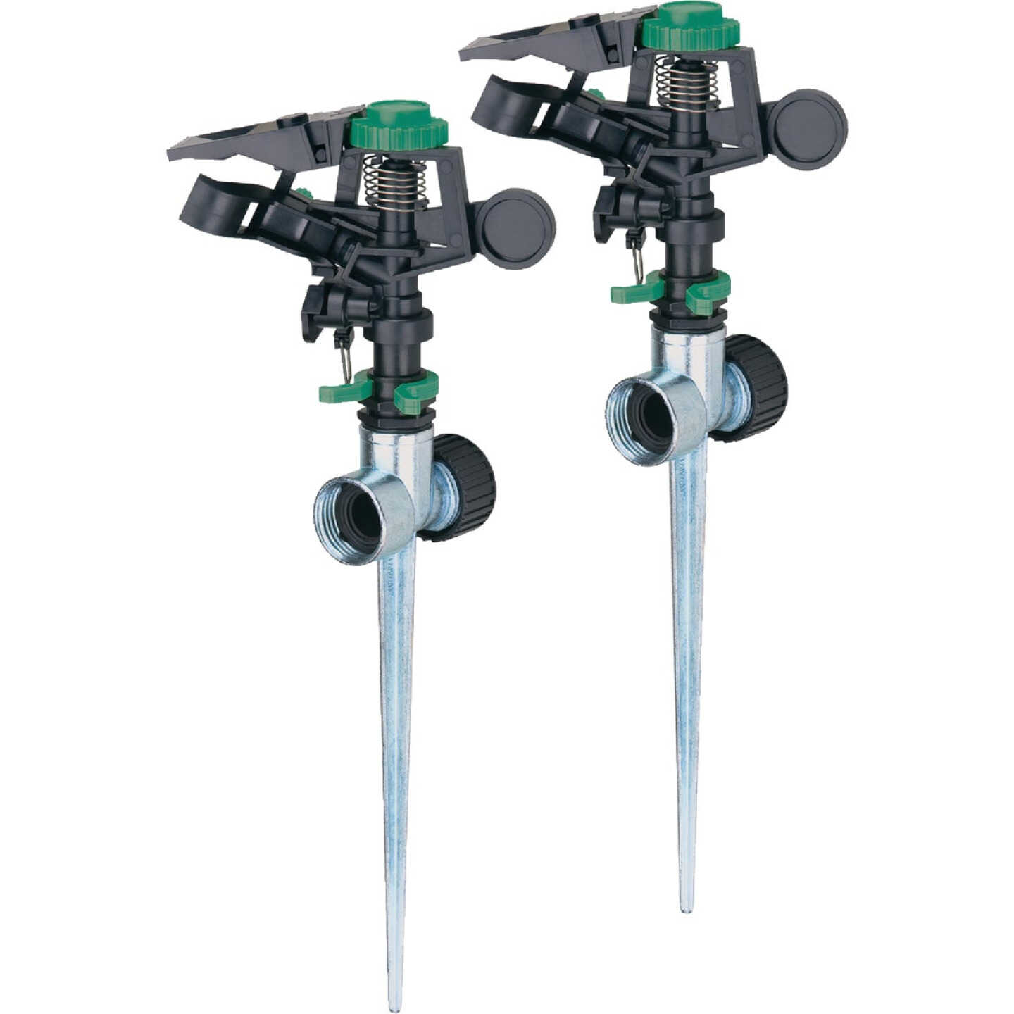 Green Thumb 5600 Sq. Ft. Plastic Pulsating Sprinkler (2-Pack) Image 1