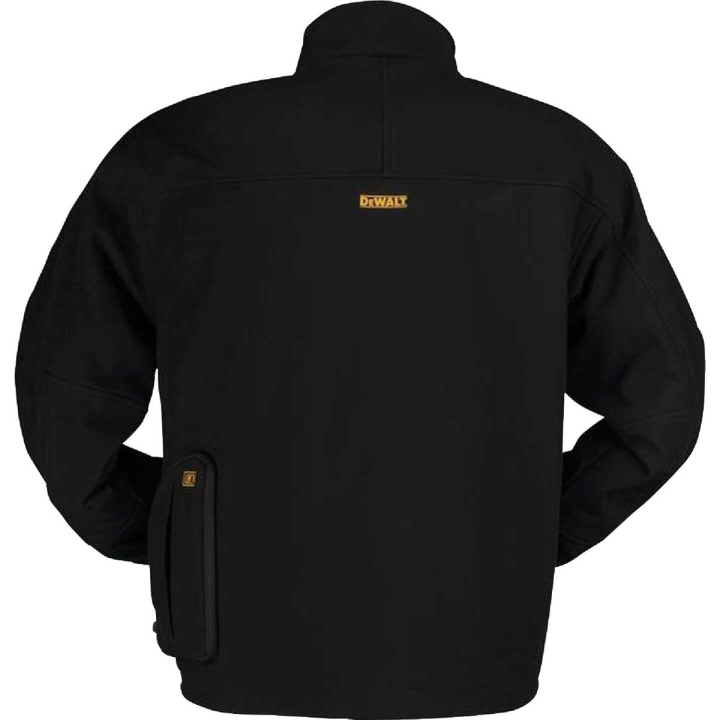 DEWALT Men's Black Soft Shell Heated Jacket Kit, 2XL Image 4