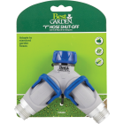 Best Garden Plastic Dual Y-Hose Shutoff Connector Image 2