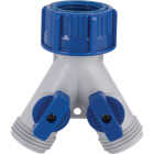 Best Garden Poly Y-Connector Double Hose Shutoff Image 1