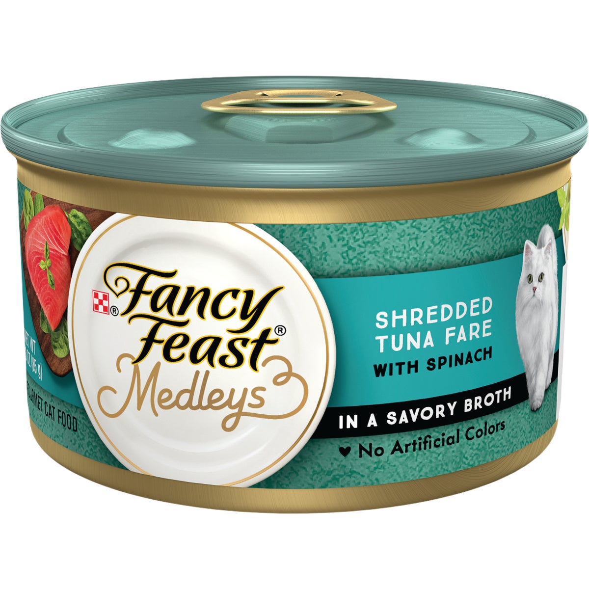 Purina Fancy Feast 3 Oz. Shredded Tuna Fare Medley Wet Cat Food