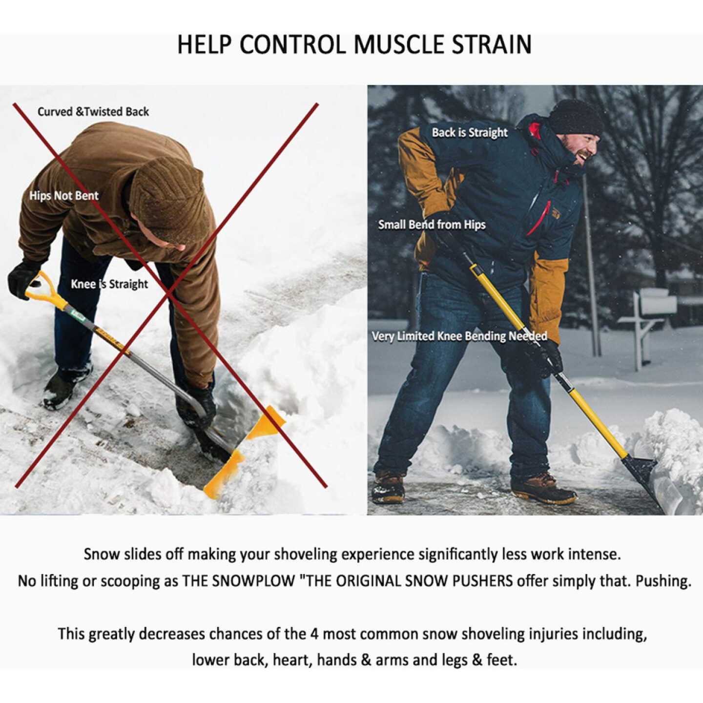 The Snow Plow 30 In. Original Snow Pusher Image 4