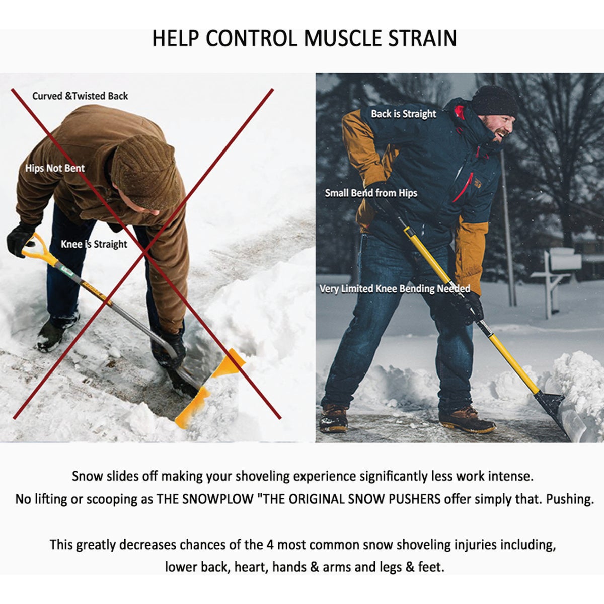 The Snow Plow 36 In. Original Snow Pusher Image 3
