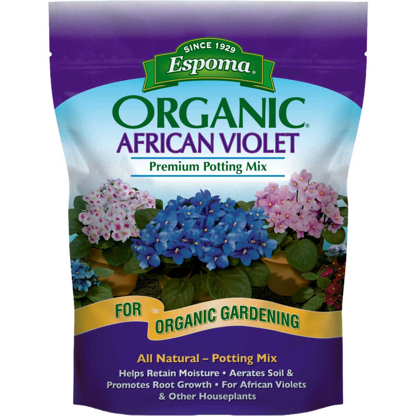 Espoma Organic 4 Qt. African Violet Potting Mix Image 1