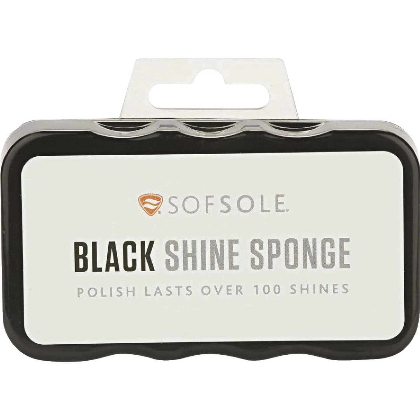 Sofsole Black Shine Sponge Image 1