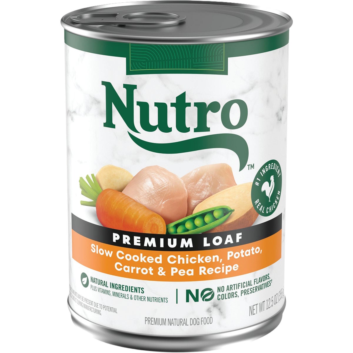 Nutro 12.5 Oz.Slow Cooked Chicken, Potato, Carrot & Pea Recipe Wet Dog Food