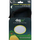 doggo 16 Ft. Reflective Up to 110 Lb. Dog Retractable Leash, Neon Yellow Image 3